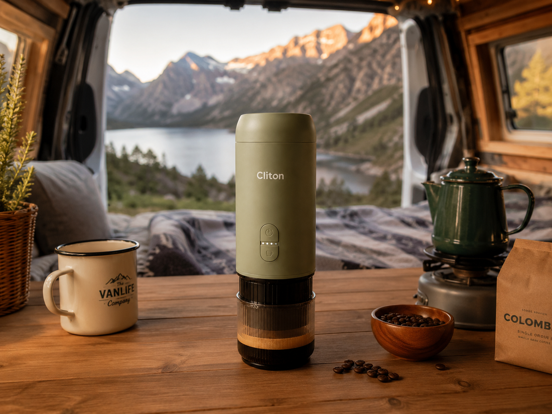Guide : café portable pour van life | Barista Nomade